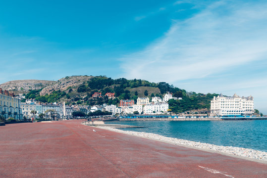 Llandudno Sea Front in North Wales, UK