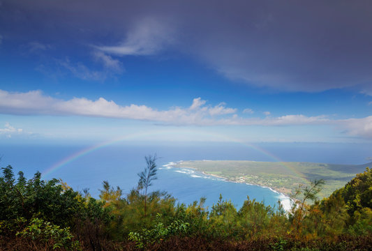 Kaluapapa former Hanson's disease (leper) colony, Molokai Island, Hawaii, United States of America, North America