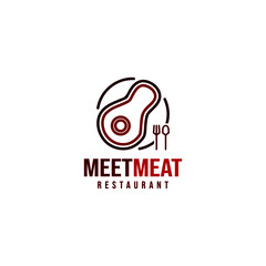 Simple Meat Shop and Steak Restaurant logo