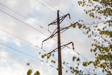 электрические столбы,electric poles,