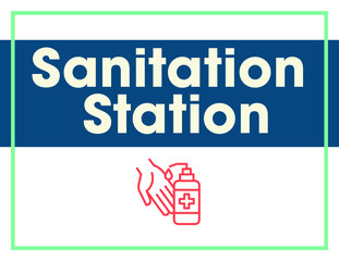 Sanitation Station (here) 