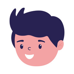 Isolated avatar man cartoon vector design