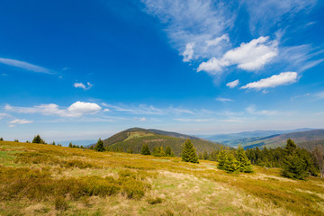 Spring trekking Beskidy Rysianka Romanka