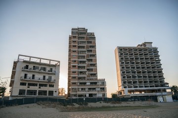 Varosha abandoned southern quarter of Cyprus city of Famagusta