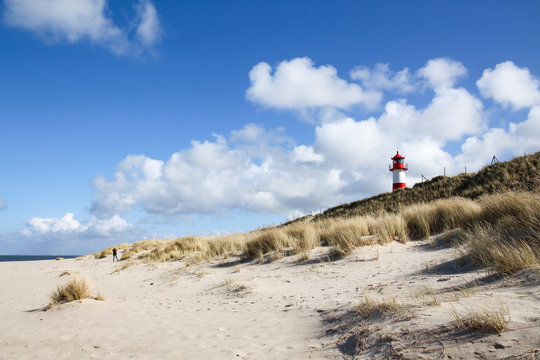 Deutschland, Schleswig-Holstein, Sylt, List, Blick zum n&ouml;rdlichsten Punkt Deutschlands
