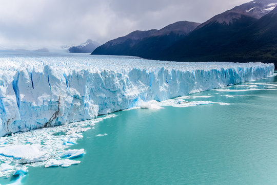 Argentinien, Santa Cruz, Lago Argentino, Der spektakul&auml;re Perito Moreno Gletscher