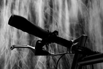 Bicycle and smoke
