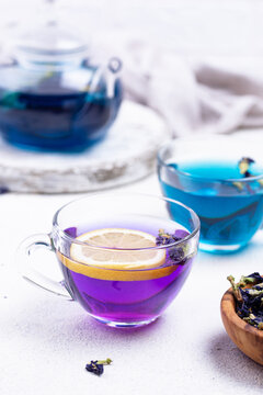 Blue And Purple Tea Butterfly Pea