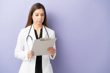 Reading a patient's medical history