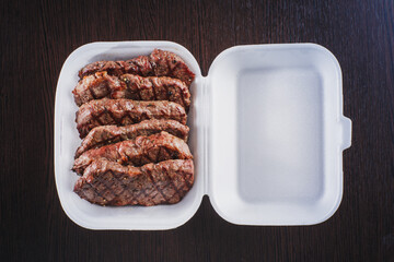 grilled steak on a plate