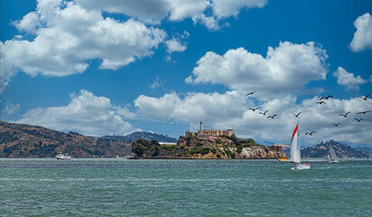 Alcatraz Island in San Francisco Bay