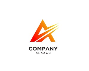 Letter A Logo Design Template