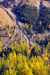 erosion and sat in Morteratsch Alps