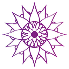 Mandala floral pattern