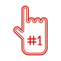 number one glove line style