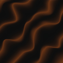 Vector background picturing brown and dark orange folds of fabric 