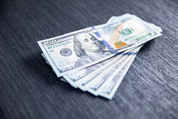 Stack of hundred dollars