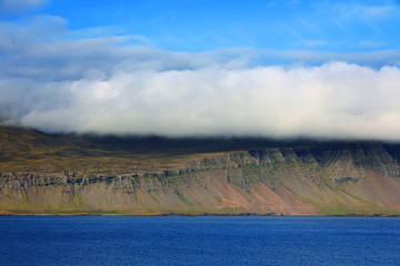 Eastern fjords landscape in Iceland, Europe