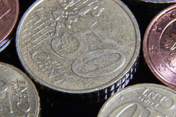 euro coins