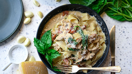 Chicken Carbonara 