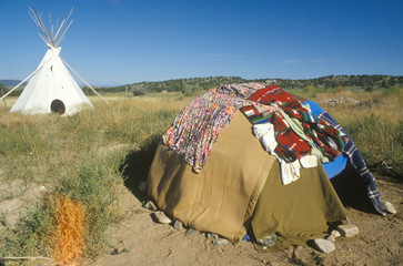 Sweat Lodge and teepee