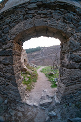 Mountain views in Artsakh, in spring in March 2020