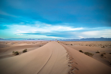 Obraz na płótnie Canvas Sunset in the desert