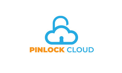  LOCK CLOUD LOGO with the modern concept -- key, lock, and cloud can also be used safe logos - cloud logos - security icon, protect symbol and shield icon with green and blue colors , vector EPS 10