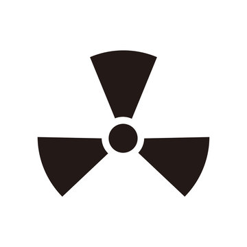 radiation icon logo illustration symbol