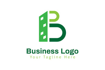 Initial Letter Logo Template B modern