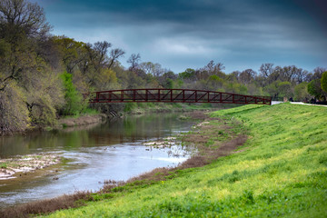 Fototapeta premium bridge over river