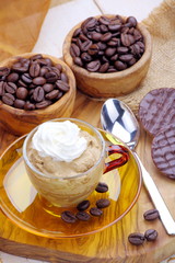 Crema di caffè con panna