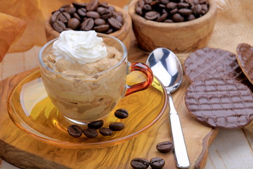 Crema di caffè con panna