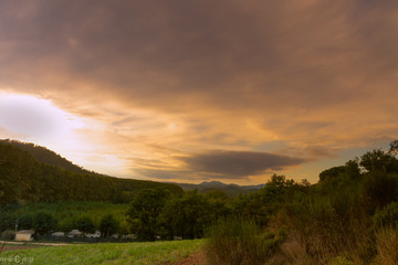 atardecer