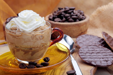 Crema di caffè con panna
