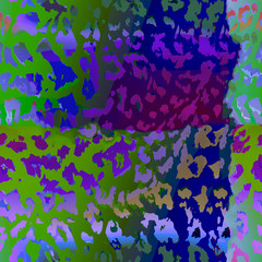 Creative  art seamless pattern with different shapes and textures. Collage. textile, website, background, wallpaper.