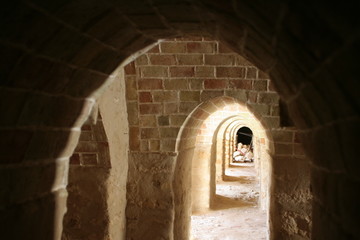 Arches interior old monument