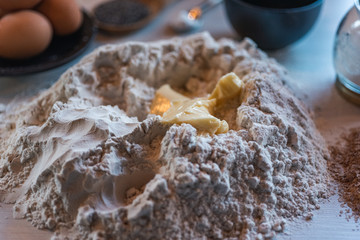 preparation of artisan bread at home