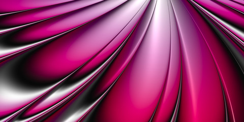 Fototapeta premium Floral, fractal, beauty volumetric, decorative background