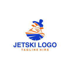 Jet Ski Logo Vector Illustration