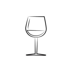 A wine glass illustration.