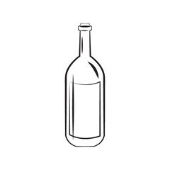 A wine bottle illustration.