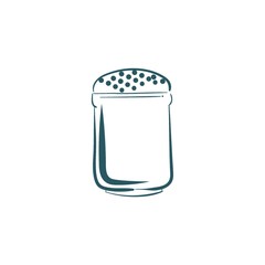 A salt shaker illustration.