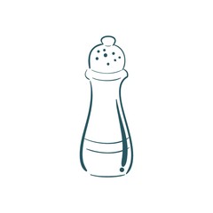A pepper shaker illustration.