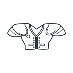 football shoulder pad