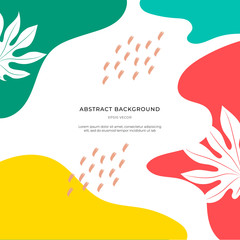 colourful Memphis abstract background