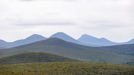 Obraz premium mountain landscape with clouds