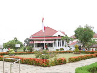 Bengkulu, Indonesia - November 5 2016 : Bung Karno Seclusion House in Bengkulu