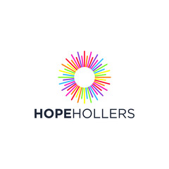 Hope hollers logo design templates