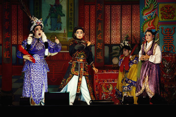 Opera performers on stage